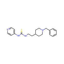 S=C(NCCC1CCN(Cc2ccccc2)CC1)Nc1ccncc1 ZINC000013734809