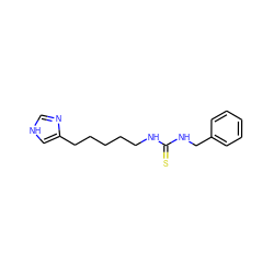 S=C(NCCCCCc1c[nH]cn1)NCc1ccccc1 ZINC000013741811