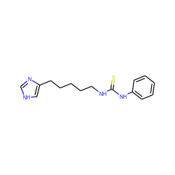 S=C(NCCCCCc1c[nH]cn1)Nc1ccccc1 ZINC000013741810