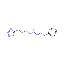 S=C(NCCCc1c[nH]cn1)NCCc1ccccc1 ZINC000013741798