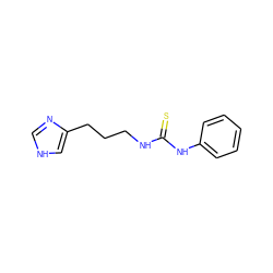 S=C(NCCCc1c[nH]cn1)Nc1ccccc1 ZINC000013741796