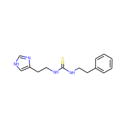 S=C(NCCc1ccccc1)NCCc1c[nH]cn1 ZINC000008361824