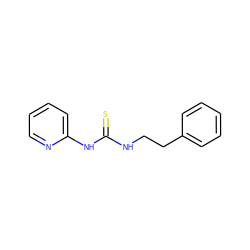 S=C(NCCc1ccccc1)Nc1ccccn1 ZINC000000306266