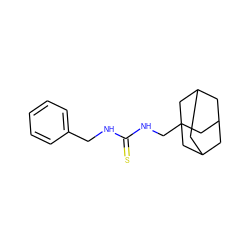 S=C(NCc1ccccc1)NCC12CC3CC(CC(C3)C1)C2 ZINC000006334737