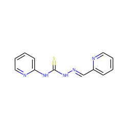 S=C(NN=Cc1ccccn1)Nc1ccccn1 ZINC000254047169