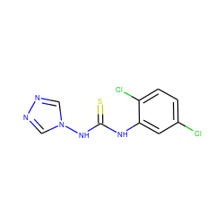 S=C(Nc1cc(Cl)ccc1Cl)Nn1cnnc1 ZINC000000150423