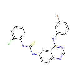 S=C(Nc1ccc2ncnc(Nc3cccc(Br)c3)c2c1)Nc1ccccc1Cl ZINC001772593286