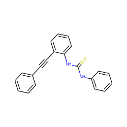 S=C(Nc1ccccc1)Nc1ccccc1C#Cc1ccccc1 ZINC000007991694