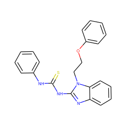 S=C(Nc1ccccc1)Nc1nc2ccccc2n1CCOc1ccccc1 ZINC000001000421