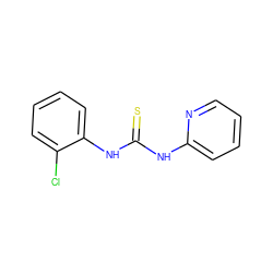 S=C(Nc1ccccn1)Nc1ccccc1Cl ZINC000005933945