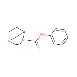 S=C(Oc1ccccc1)N1CCN2CCC1CC2 ZINC000042922226