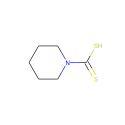 S=C(S)N1CCCCC1 ZINC000004403275