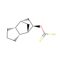 S=C(S)O[C@@H]1C[C@@H]2C[C@H]1[C@@H]1CCC[C@H]21 ZINC000013704145