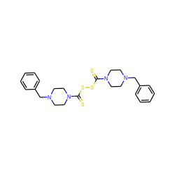 S=C(SSC(=S)N1CCN(Cc2ccccc2)CC1)N1CCN(Cc2ccccc2)CC1 ZINC000045258783