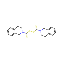 S=C(SSC(=S)N1CCc2ccccc2C1)N1CCc2ccccc2C1 ZINC000045317065