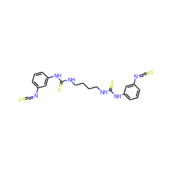 S=C=Nc1cccc(NC(=S)NCCCCNC(=S)Nc2cccc(N=C=S)c2)c1 ZINC000008022491