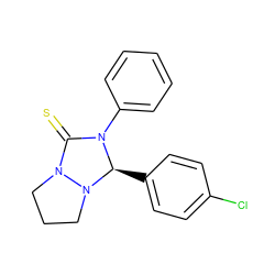 S=C1N(c2ccccc2)[C@@H](c2ccc(Cl)cc2)N2CCCN12 ZINC000000509671