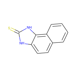 S=c1[nH]c2ccc3ccccc3c2[nH]1 ZINC000005528435