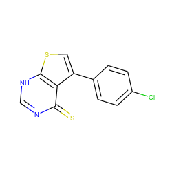 S=c1nc[nH]c2scc(-c3ccc(Cl)cc3)c12 ZINC000000087072