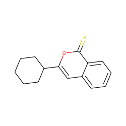 S=c1oc(C2CCCCC2)cc2ccccc12 ZINC000098083460