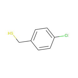 SCc1ccc(Cl)cc1 ZINC000000404320