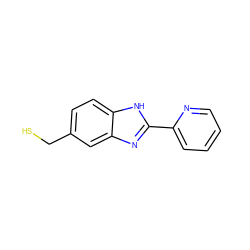 SCc1ccc2[nH]c(-c3ccccn3)nc2c1 ZINC000113173805