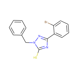 Sc1nc(-c2ccccc2Br)nn1Cc1ccccc1 ZINC000013536874