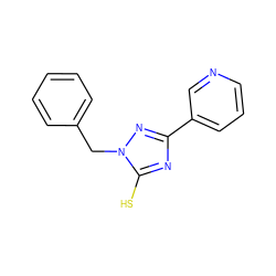 Sc1nc(-c2cccnc2)nn1Cc1ccccc1 ZINC000013536762