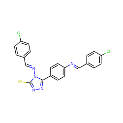 Sc1nnc(-c2ccc(/N=C/c3ccc(Cl)cc3)cc2)n1/N=C/c1ccc(Cl)cc1 ZINC001772610809