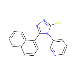 Sc1nnc(-c2cccc3ccccc23)n1-c1cccnc1 ZINC000015923236