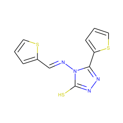 Sc1nnc(-c2cccs2)n1/N=C/c1cccs1 ZINC000013142799