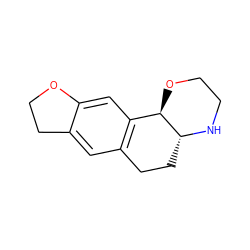 c1c2c(cc3c1CC[C@H]1NCCO[C@H]31)OCC2 ZINC000027991387