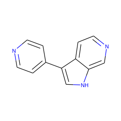 c1cc(-c2c[nH]c3cnccc23)ccn1 ZINC001772575038