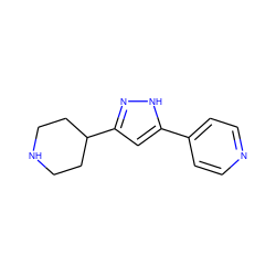 c1cc(-c2cc(C3CCNCC3)n[nH]2)ccn1 ZINC000019405490