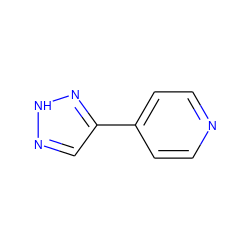 c1cc(-c2cn[nH]n2)ccn1 ZINC000000027317