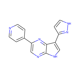 c1cc(-c2cnc3[nH]cc(-c4cc[nH]n4)c3n2)ccn1 ZINC000473145735