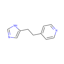 c1cc(CCc2cnc[nH]2)ccn1 ZINC000013560686