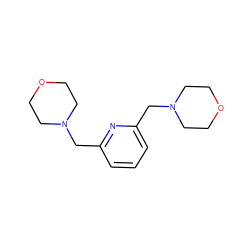 c1cc(CN2CCOCC2)nc(CN2CCOCC2)c1 ZINC001772578893