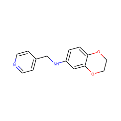 c1cc(CNc2ccc3c(c2)OCCO3)ccn1 ZINC000000570881