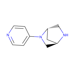 c1cc(N2C[C@H]3C[C@H]2CN3)ccn1 ZINC000195034044