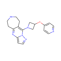 c1cc(OC2CN(c3c4c(nc5ccnn35)CCNCC4)C2)ccn1 ZINC000066099588