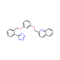 c1cc(OCc2ccc3ccccc3n2)cc(OCc2ccccc2-c2nnn[nH]2)c1 ZINC000003790847