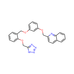 c1cc(OCc2ccc3ccccc3n2)cc(OCc2ccccc2OCc2nnn[nH]2)c1 ZINC000003790885