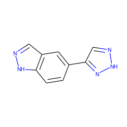 c1cc2[nH]ncc2cc1-c1cn[nH]n1 ZINC000066098563