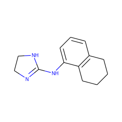 c1cc2c(c(NC3=NCCN3)c1)CCCC2 ZINC000001534528