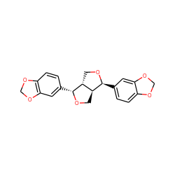 c1cc2c(cc1[C@H]1OC[C@H]3[C@H]1CO[C@H]3c1ccc3c(c1)OCO3)OCO2 ZINC000018258326