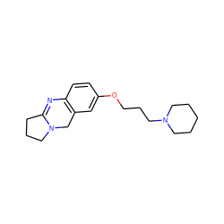 c1cc2c(cc1OCCCN1CCCCC1)CN1CCCC1=N2 ZINC000299833007