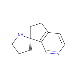 c1cc2c(cn1)[C@]1(CCCN1)CC2 ZINC000013491035