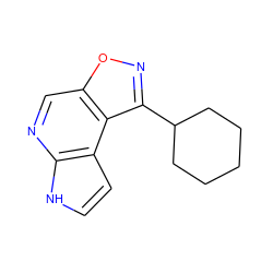 c1cc2c(ncc3onc(C4CCCCC4)c32)[nH]1 ZINC000088347007