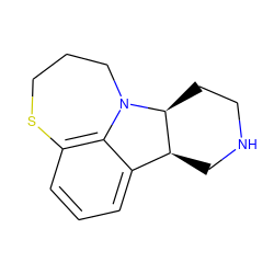 c1cc2c3c(c1)[C@@H]1CNCC[C@@H]1N3CCCS2 ZINC000095586246